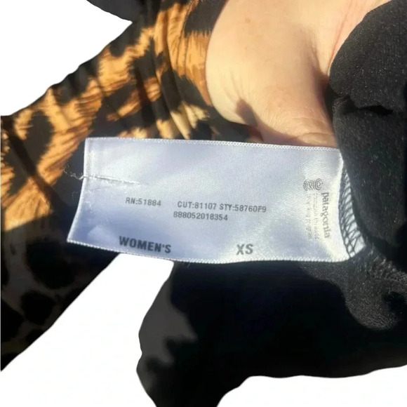 EUC Patagonia Black Eva Luna Dress size XS outdoors casual work spring - Picture 5 of 6